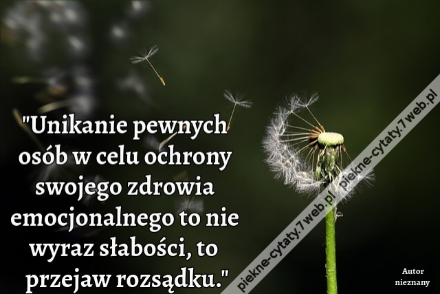 Unikanie pewnych osób w celu ochrony swojego zdrowia emocjonalnego to nie wyraz słabości, to przejaw rozsądku.